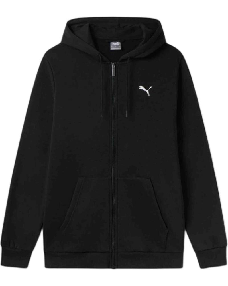 PUMA SUDADERA CON CAPUCHA ESS GRAPHIC NEGRA 686894-01 NEGRO