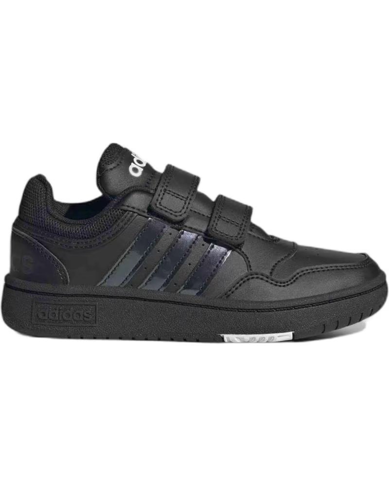 de adidas zapatillas hoops 3 0 cf negra dorado negro