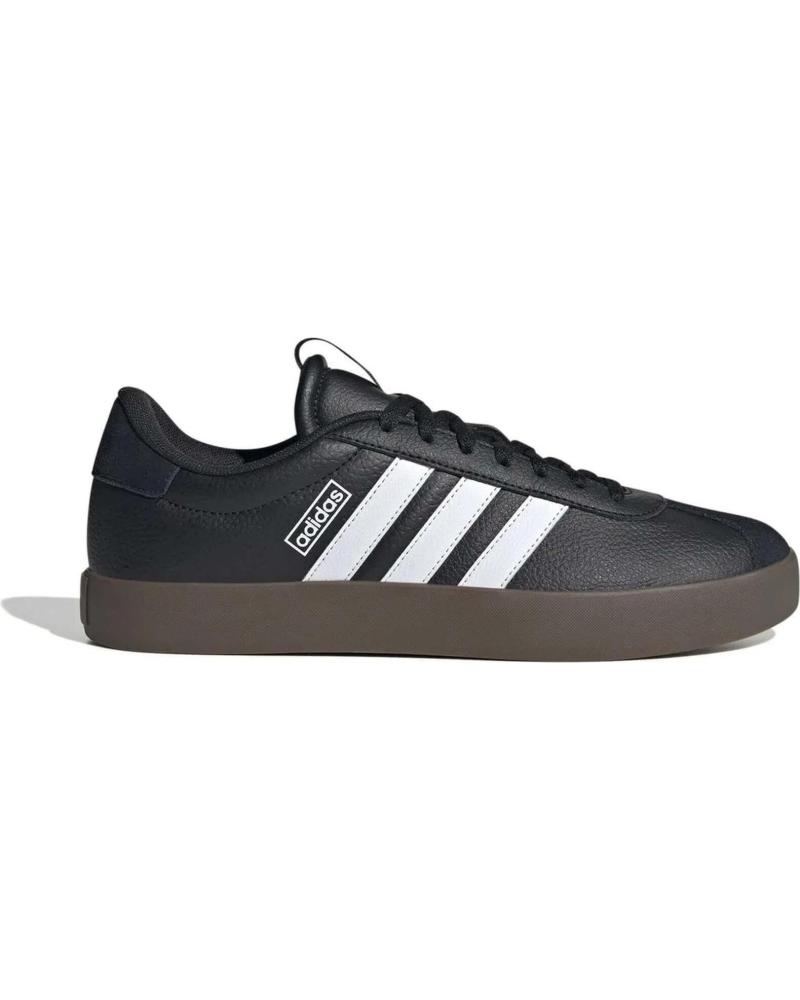 ZAPATILLAS ADIDAS VL COURT 3.0 CASUAL HOMBRE NEGRAS CON SUELA CARAMELO MULTI