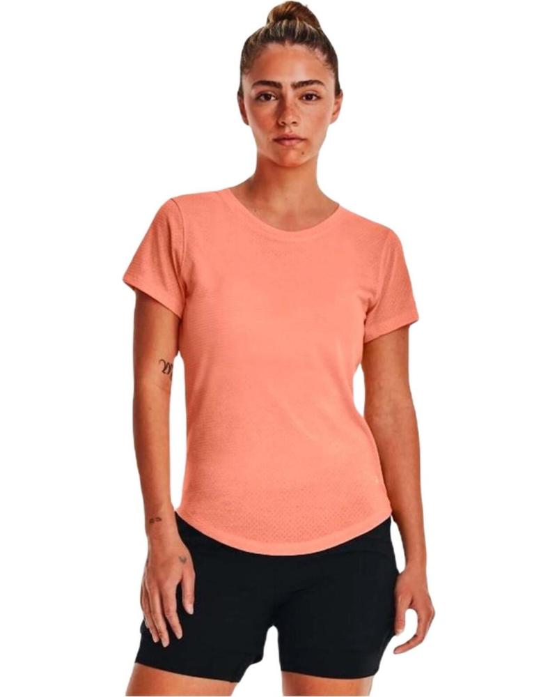 UNDER ARMOUR CAMISETA MANGA CORTA SALMÓN