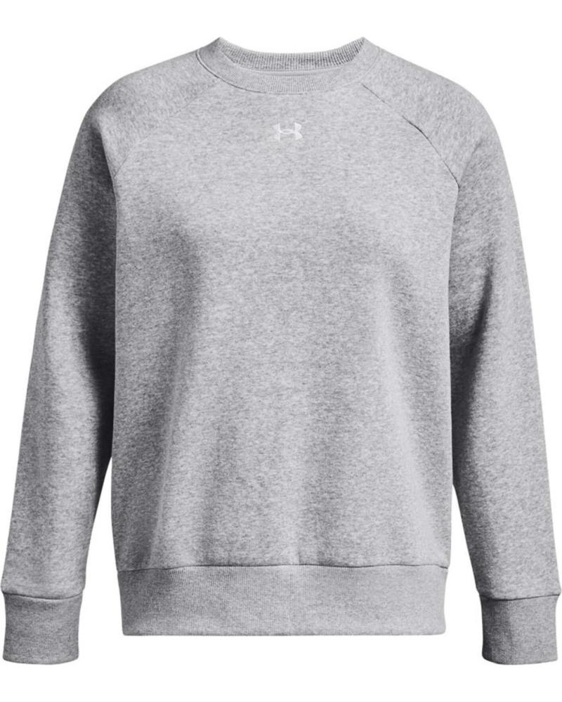 UNDER ARMOUR SUDADERA RIVAL 1379508-012 GRIS GRIS