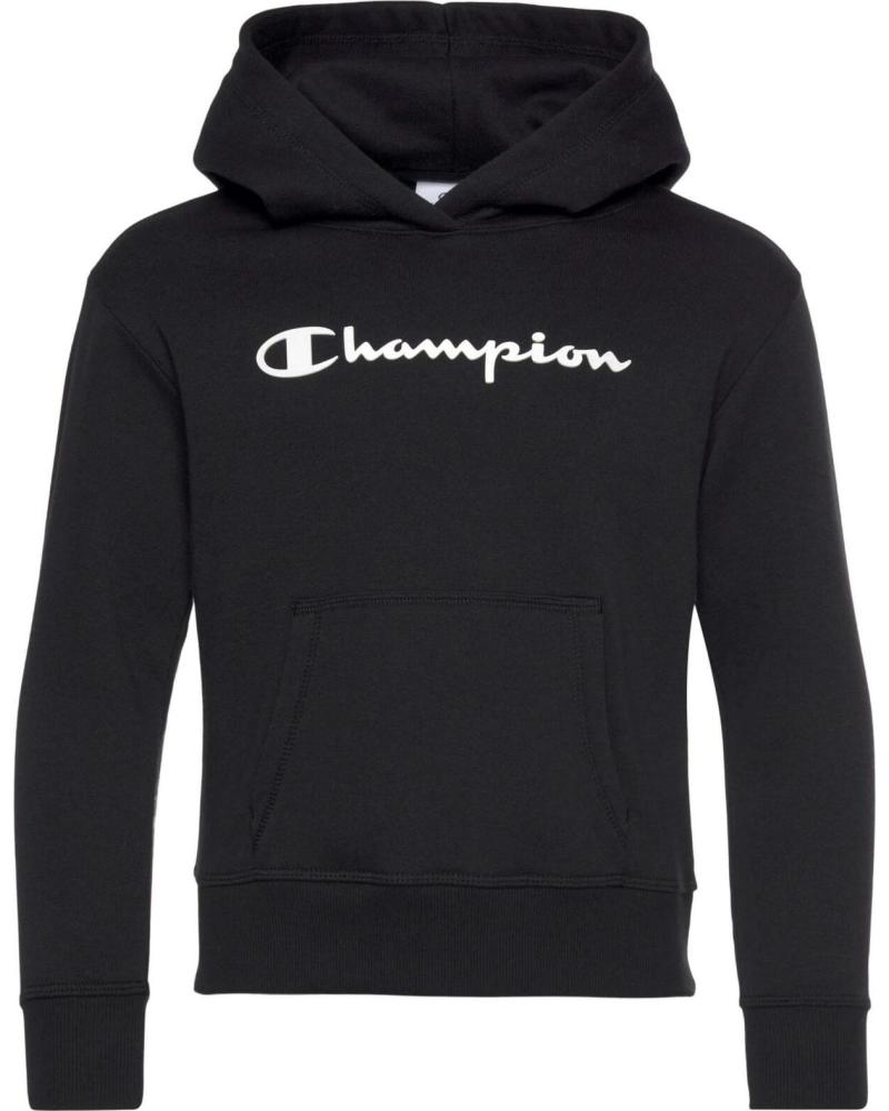 SUDADERA CON CAPUCHA CHAMPION MODELO N C-CAP N NEGRA