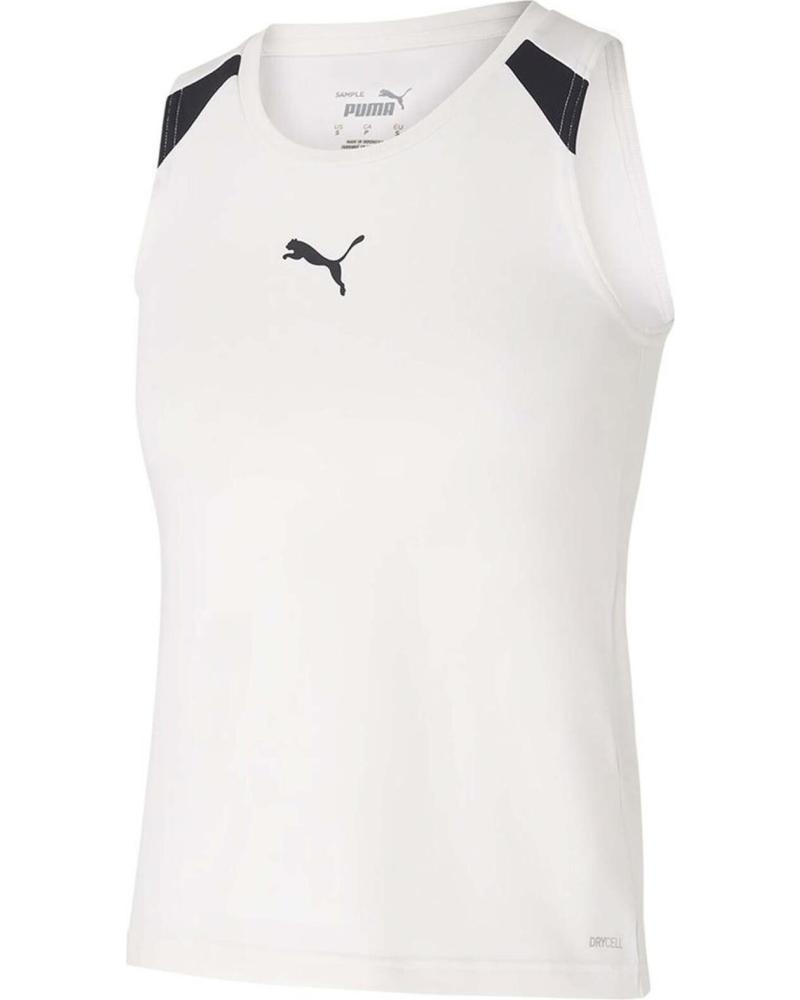 CAMISETA DE TIRANTES PUMA PADEL BLANCA