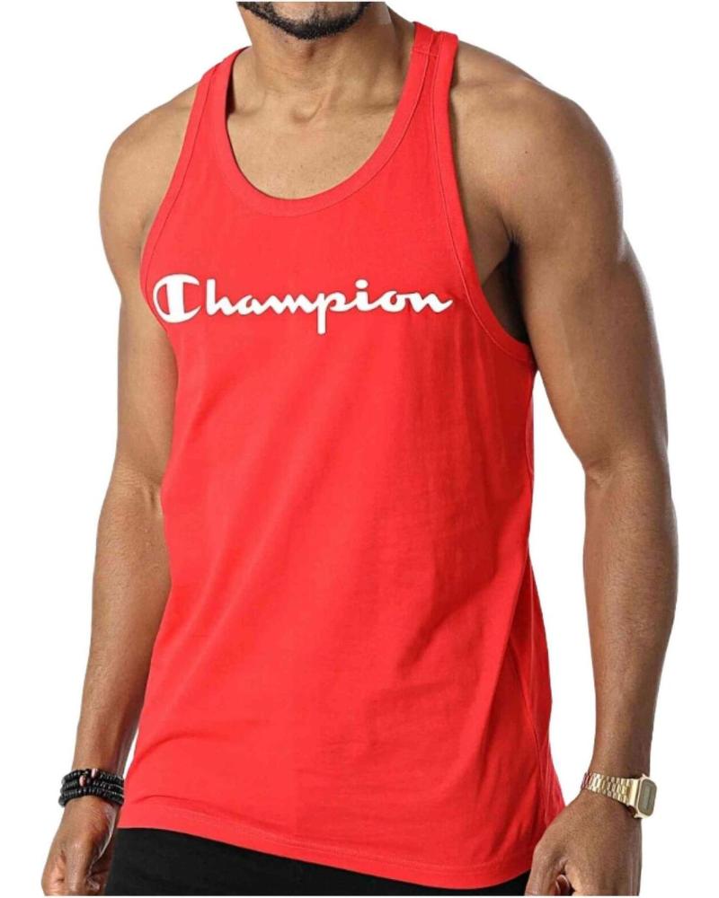 CAMISETA DE TIRANTES CHAMPION ROJA