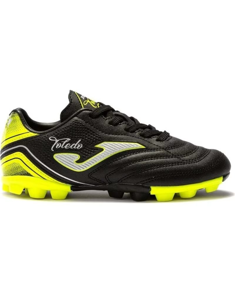 Joma Varios Colores De Botas De Fútbol Toledo Jr Hg - Negro Y Amarillo Flúor