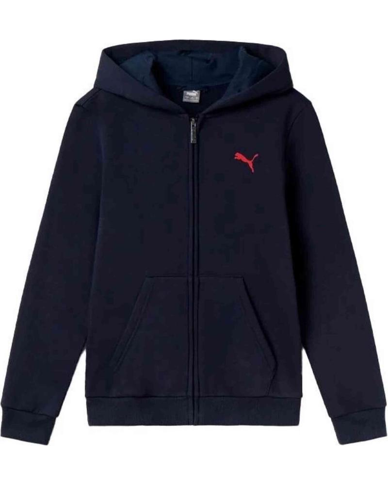 SUDADERA CON CAPUCHA Y CREMALLERA PUMA GRAPHIC 686899-75 AZUL AZUL