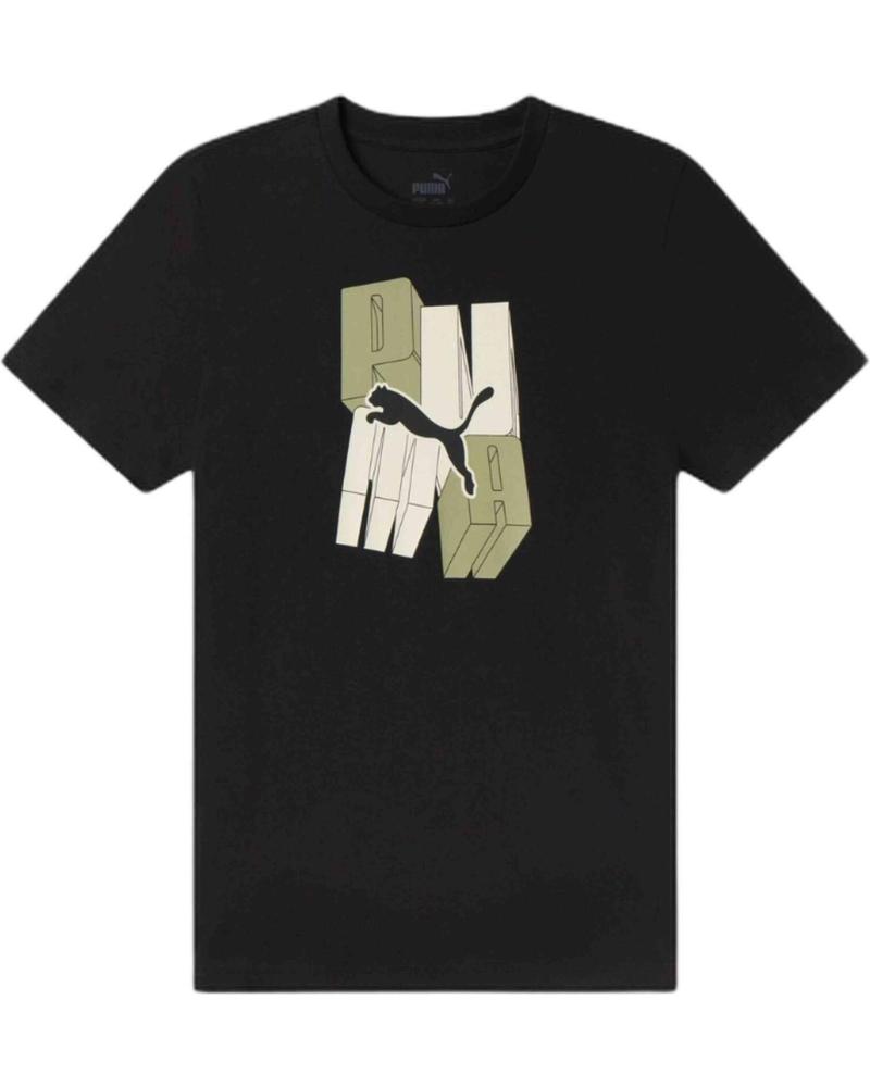 PUMA CAMISETA ESS GRAPHIC 686895-01 NEGRA NEGRO