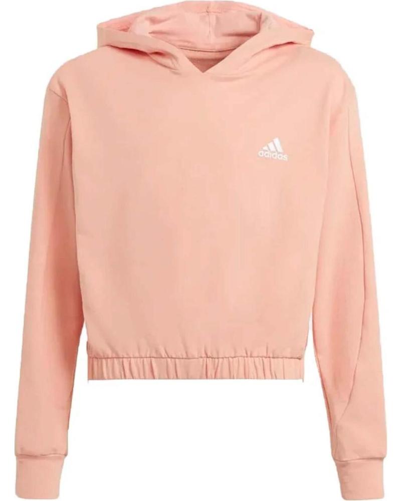 SUDADERA CON CAPUCHA ADIDAS ROSA