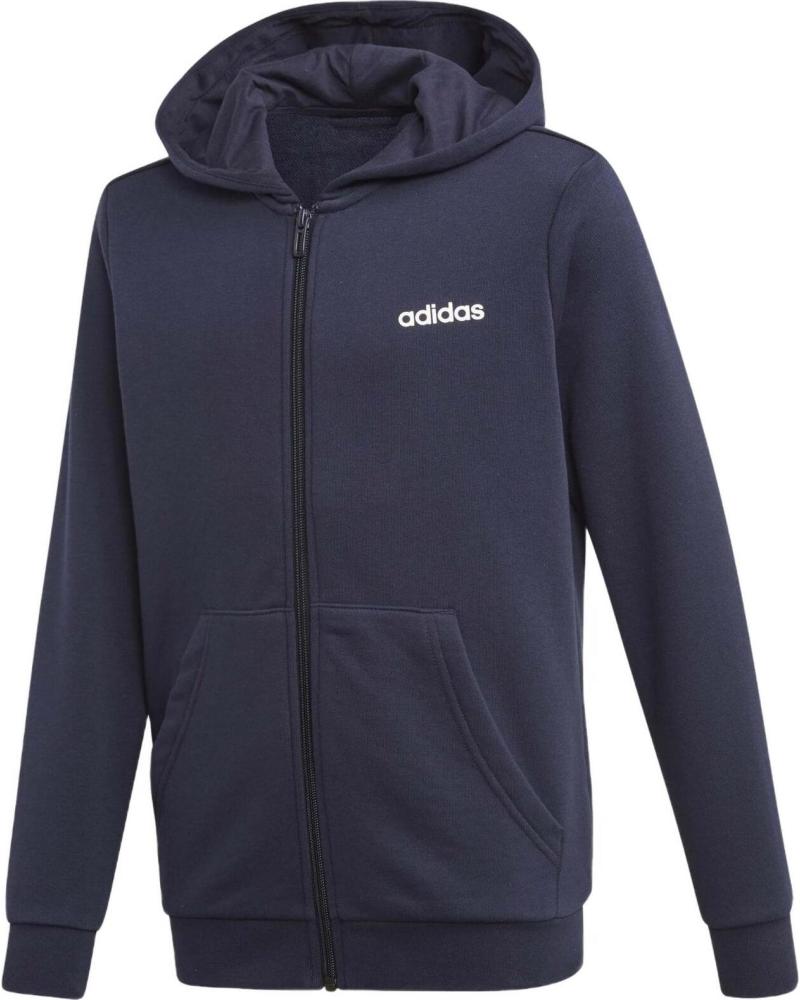 SUDADERA ADIDAS CON CREMALLERA Y CAPUCHA AZUL MARINO