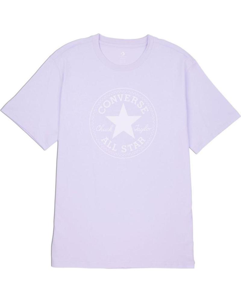 CAMISETA CONVERSE CHUCK PATCH LILA - MODELO 10025459-A37 LILA