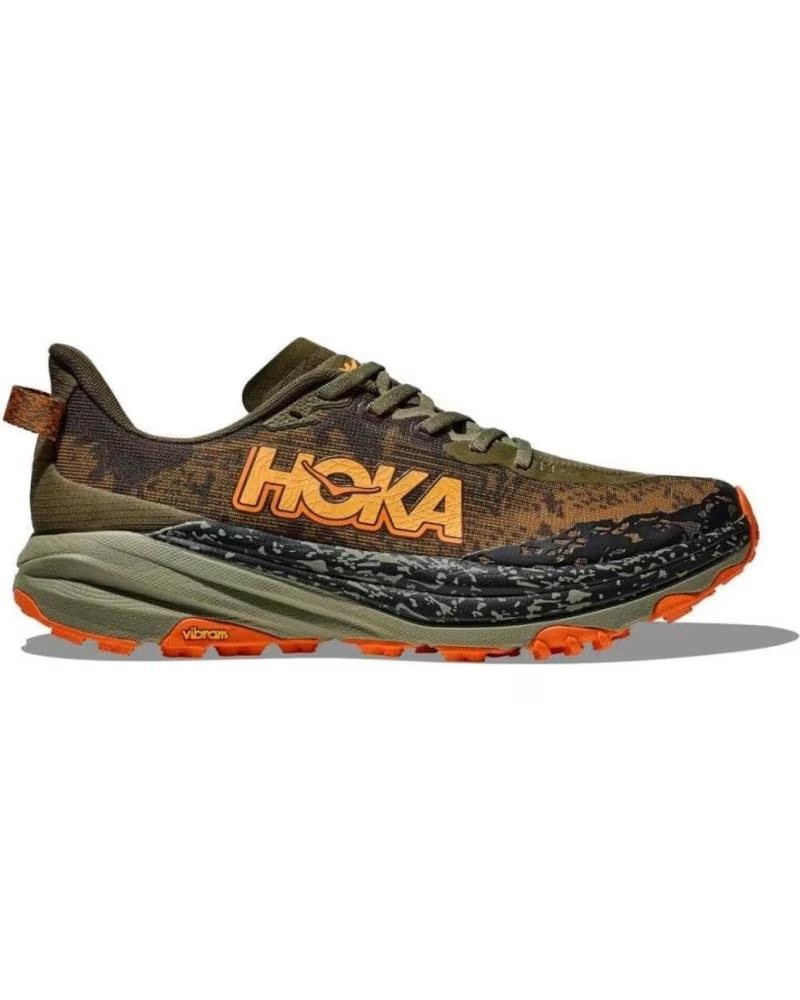 Hoka Zapatilla Speedgaot 6 Negro Verde 1147791-AQL Negro Verde Oliva
