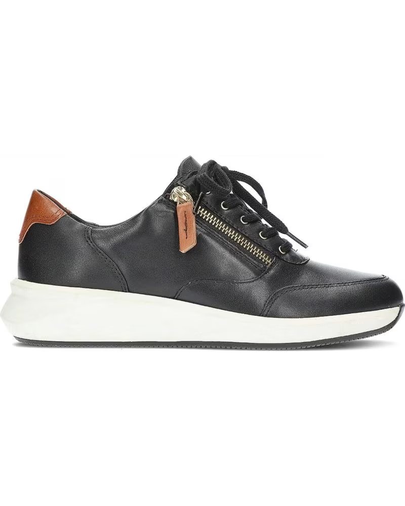Deportivas de Mujer Clarks Zapatillas Un Rio Zip Black
