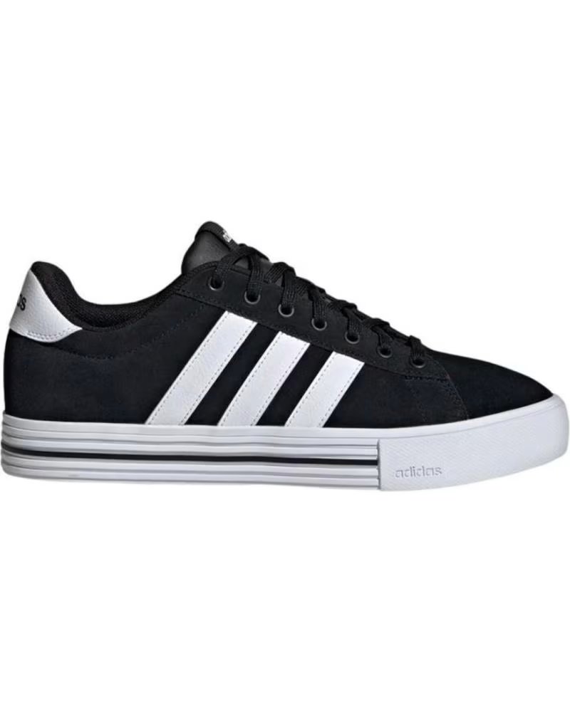 Zapatillas Adidas Daily 40 Hombre Negras Casuales Negro