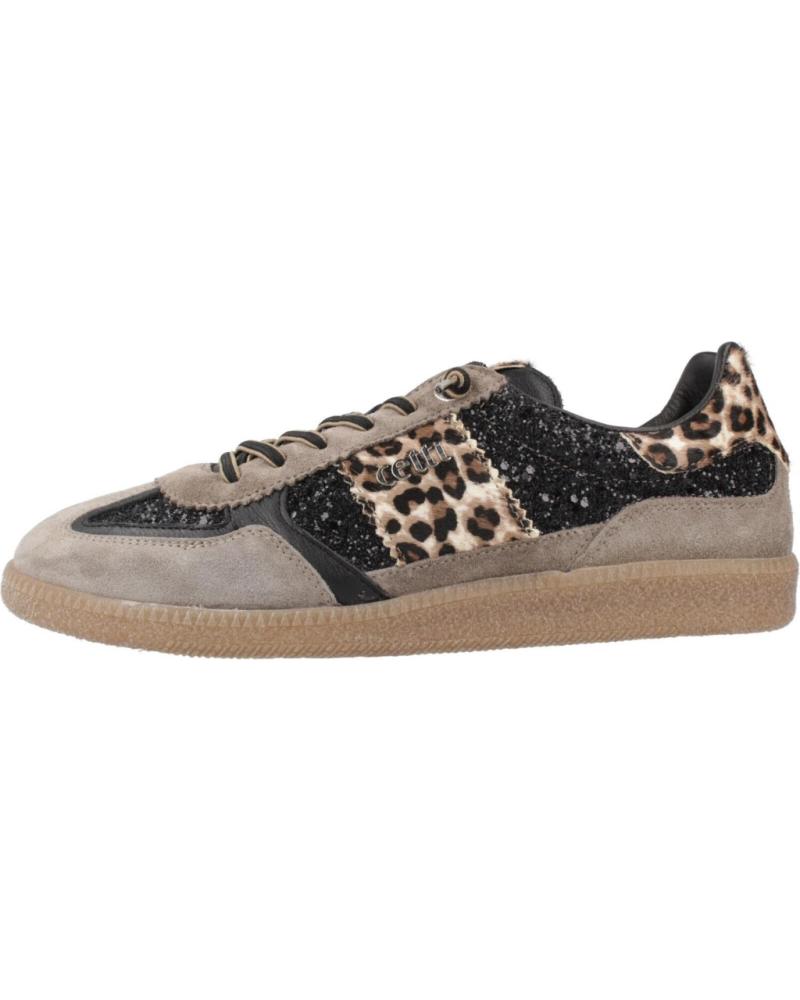 ZAPATILLAS CETTI C-1395 ANIMAL PRINT ANTE GLITTER NEGRO | REF. SRA GLTNGR GLTNGR