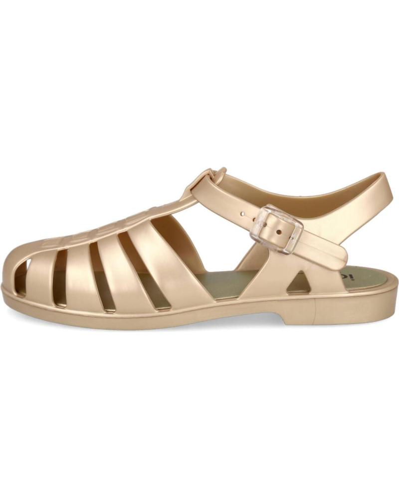 SANDALIAS CANGREJERAS IGOR BIARRITZ S10346 METAL PLATINO PARA MUJER PLATINO