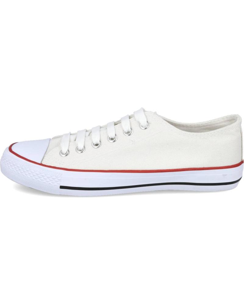 ZAPATILLAS L&R SHOES BLANCAS DE LONA BLANCO