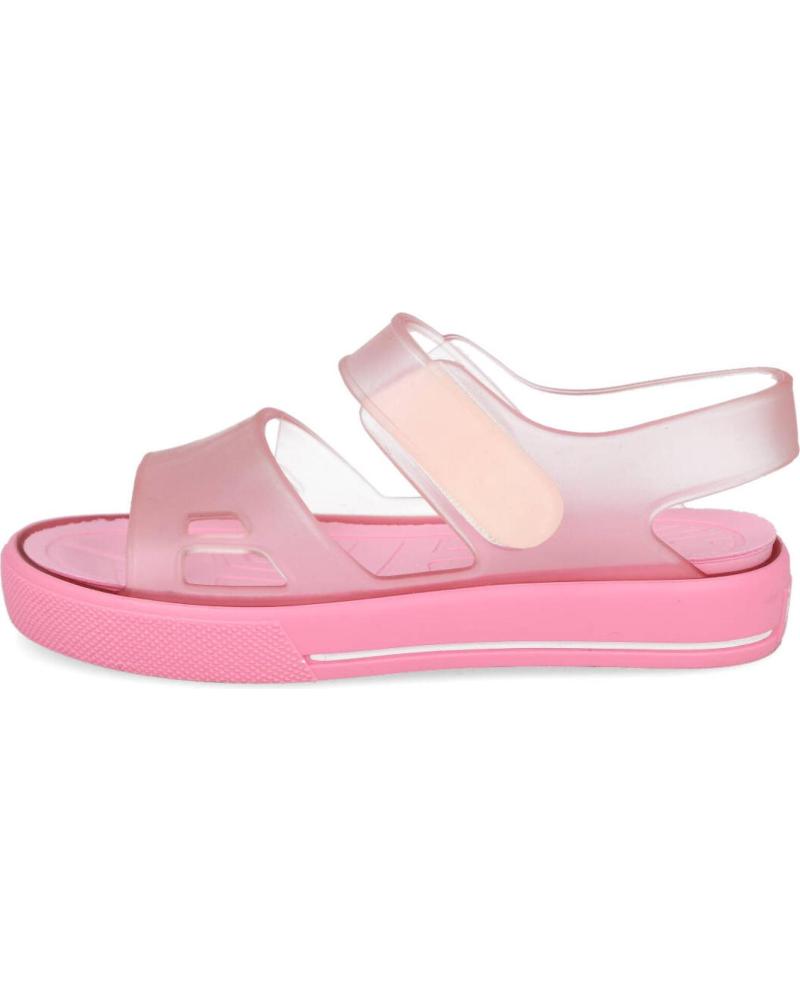 SANDALIAS IGOR ROSAS CON CIERRE ADHERENTE ROSA