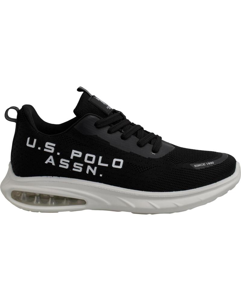 U.S. POLO ASSN. ACTIVE0014T1 - ZAPATILLAS DEPORTIVAS CASUAL NEGRO NEGRO