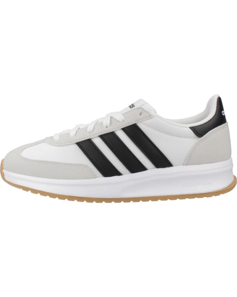 ZAPATILLAS ADIDAS RUN 70S 2.0 J JI2266 BLANCAS Y NEGRAS GRIS