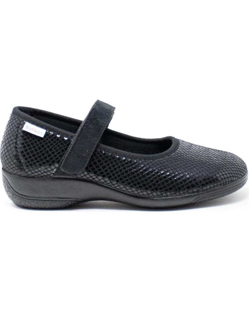 ZAPATILLAS DE CASA CABRERA 5330 CONFORT MERCEDES NEGRAS NEGRO