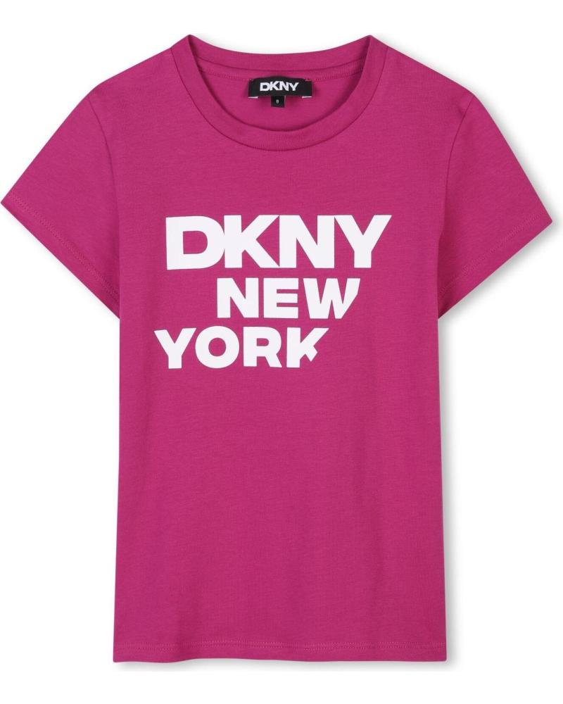 DKNY CAMISETA MANGA CORTA ROSA D62304469 ROSA