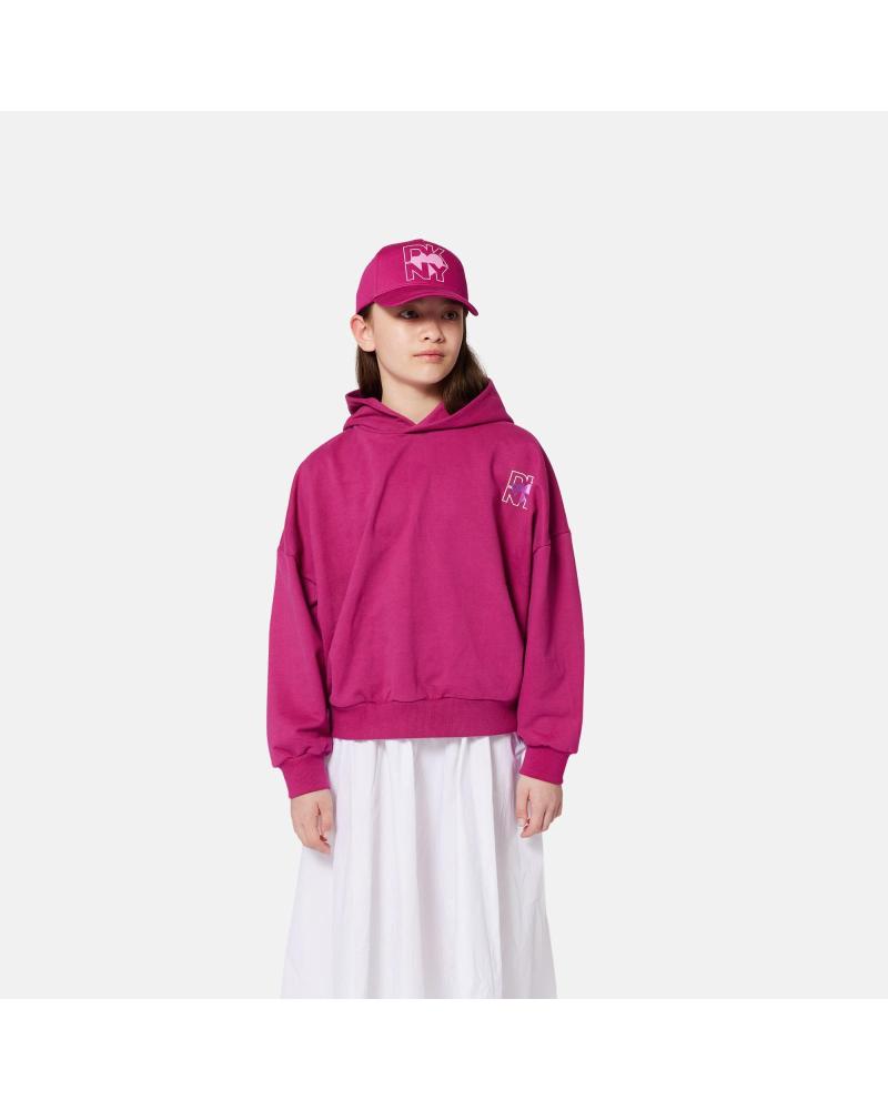 DKNY SUDADERA CON TINTA BRILLANTE D62282469 ROSA ROSA