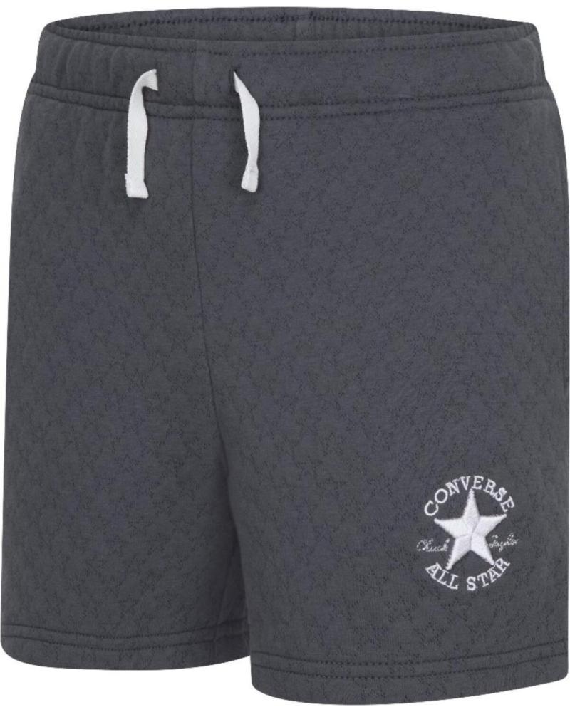 CONVERSE STAR POINTELLE 4CG809GDA PANTALONES CORTOS NEGROS NEGRO