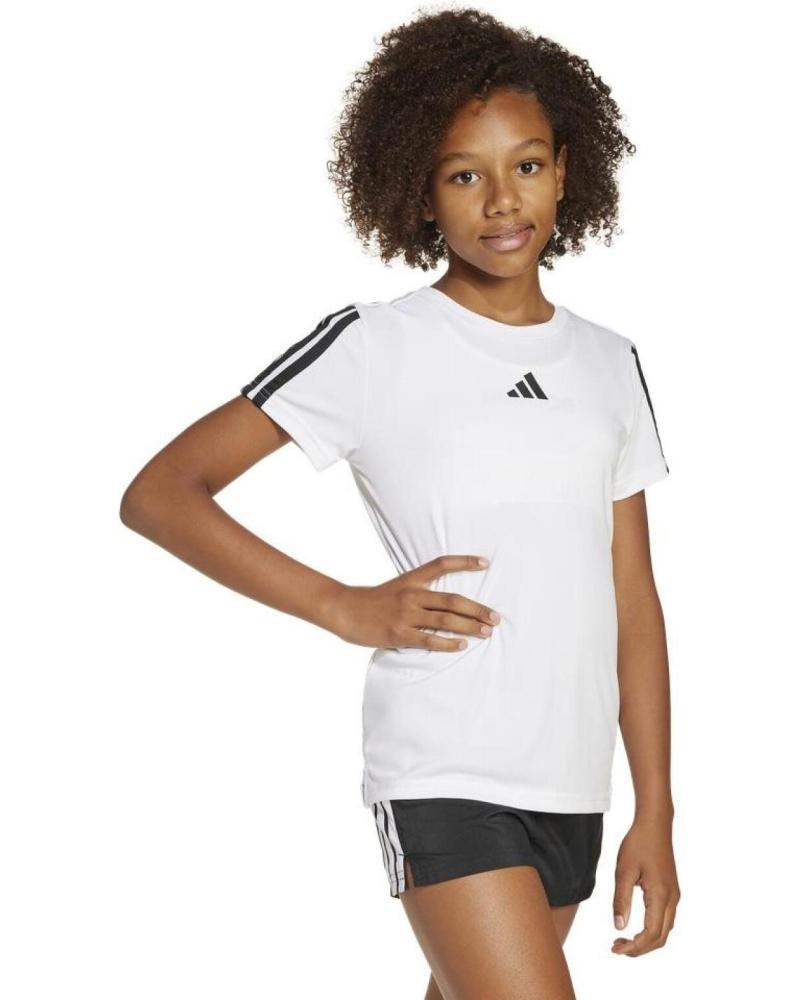CAMISETA MANGA CORTA ADIDAS TRAINING ESSENTIALS JJ5032 BLANCA BLANCO
