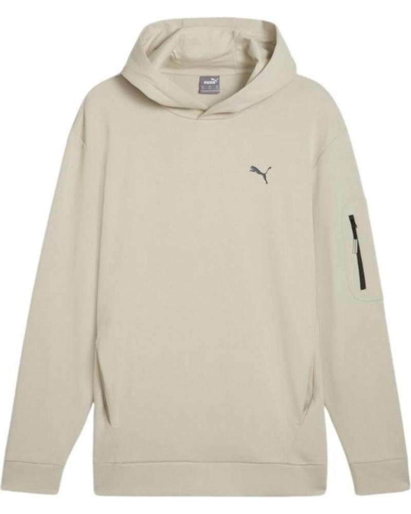 SUDADERA CON CAPUCHA PUMA OPEN ROAD 681653-68 BEIGE BEIGE