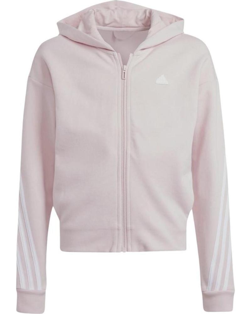 ADIDAS FUTURE ICONS 3 BANDAS IX3628 - CHAQUETA CON CAPUCHA ROSA ROSA