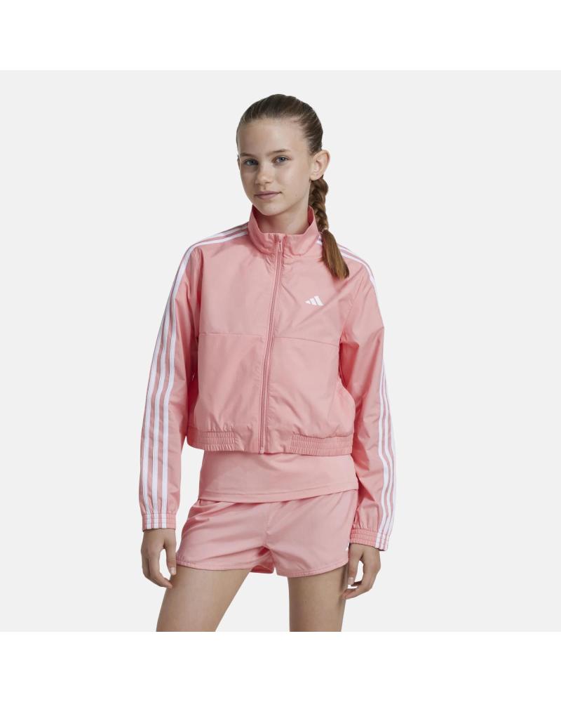 CHAQUETA ADIDAS TRAIN ESSENTIALS IV9594 CON CREMALLERA ROSA ROSA