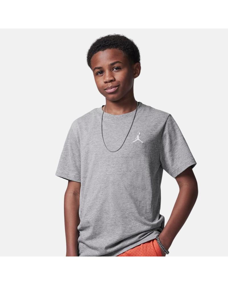 CAMISETA JORDAN AIR 95D266-GEH DE MANGA CORTA PARA NIÑO - GRIS GRIS