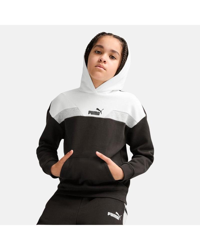 SUDADERA CON CAPUCHA PUMA POWER 681788-01 NEGRA NEGRO