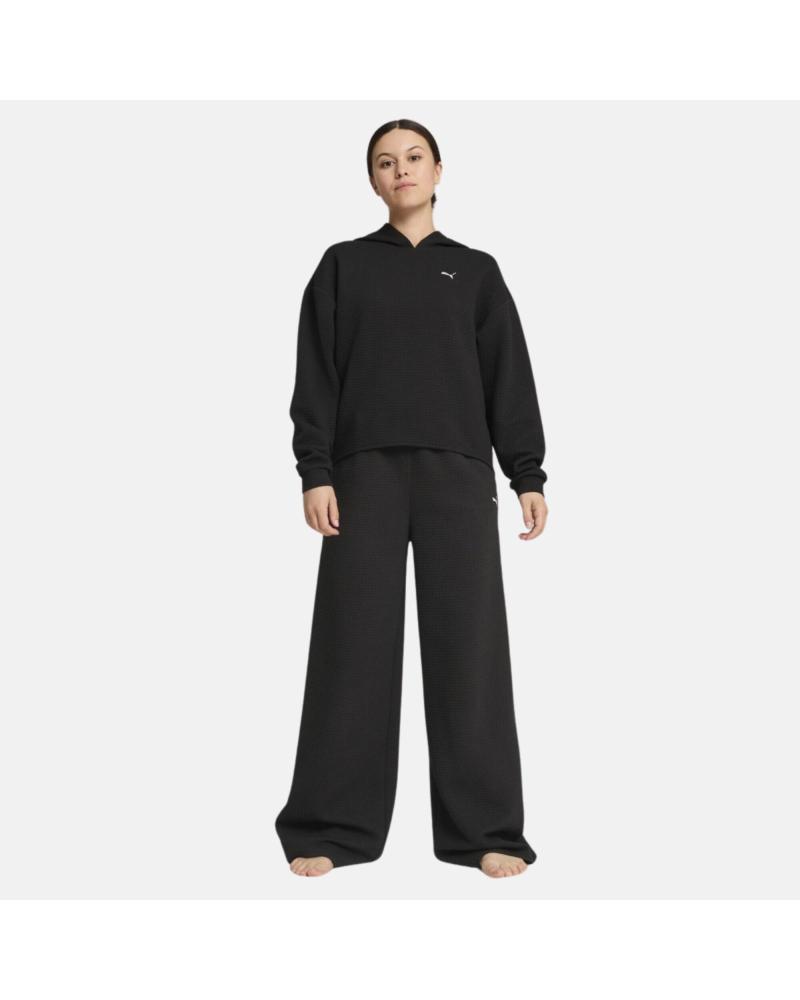 PUMA SUDADERA CON CAPUCHA Q4 STUDIO NEGRA 525756-01 NEGRO