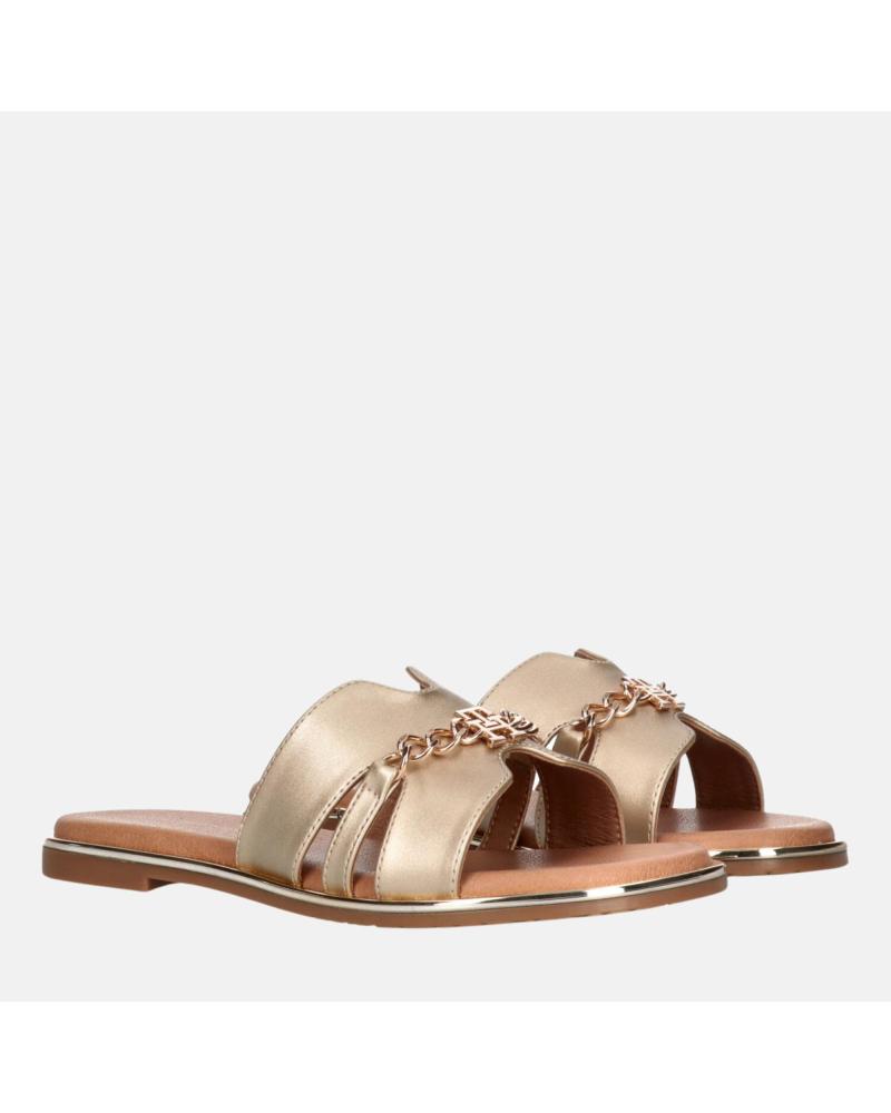 SANDALIAS TOMMY HILFIGER T3A2-33250-1372514 DORADAS DORADO