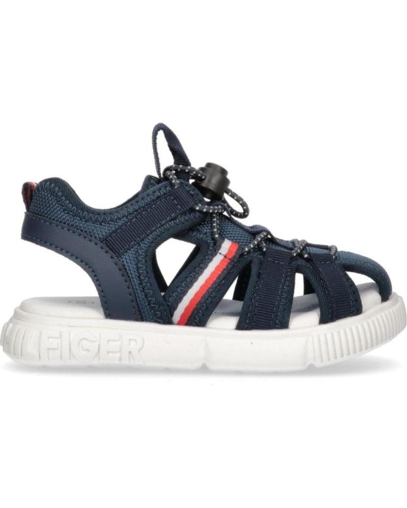 TOMMY HILFIGER SANDALIAS CON CORDONES ELÁSTICOS T1B2-33418-1591800 AZUL AZUL