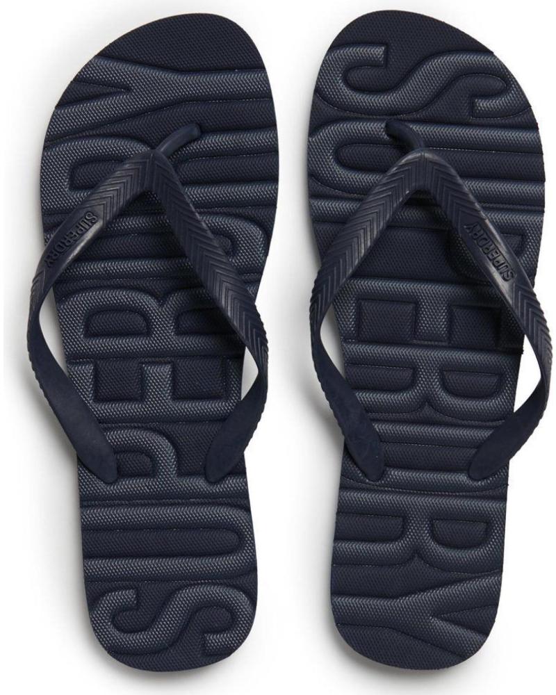 CHANCLAS VEGANAS SUPERDRY VINTAGE LOGO MF310263A2GN AZULES AZUL