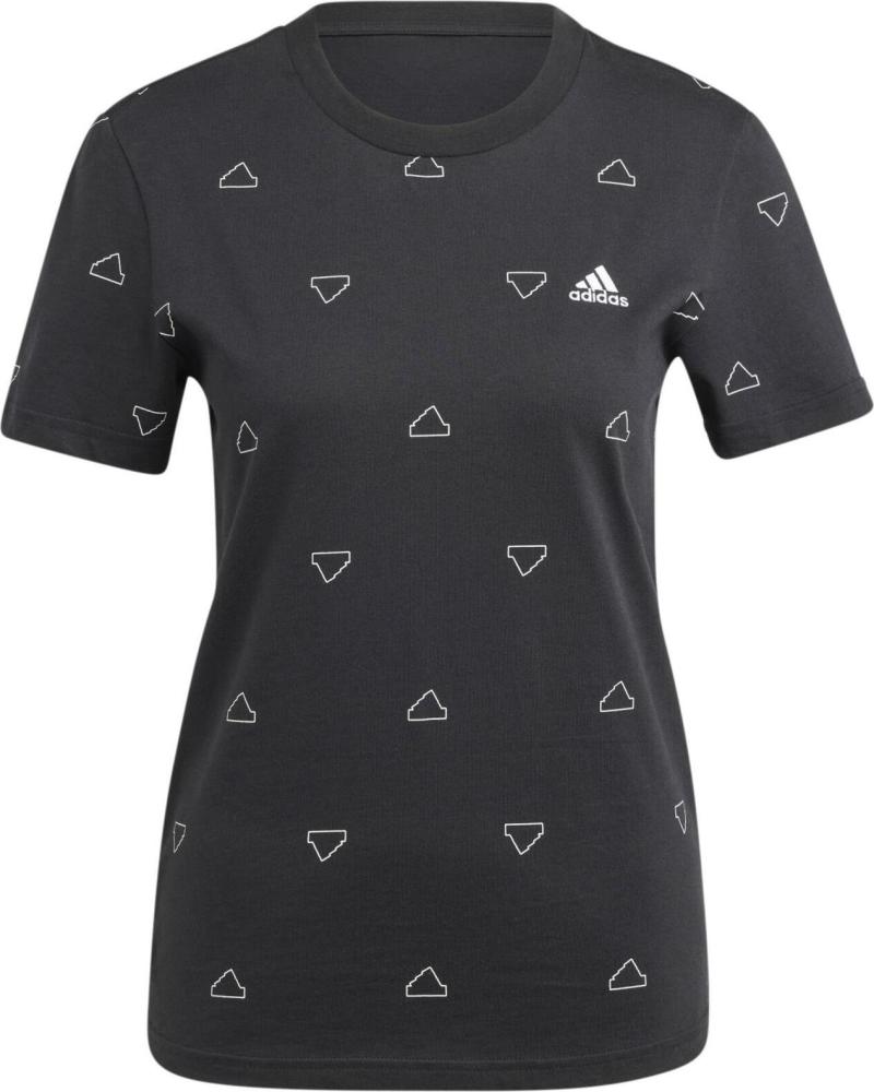 ADIDAS MONOGRAM GRAPHIC CAMISETA NEGRA PARA MUJER NEGRO