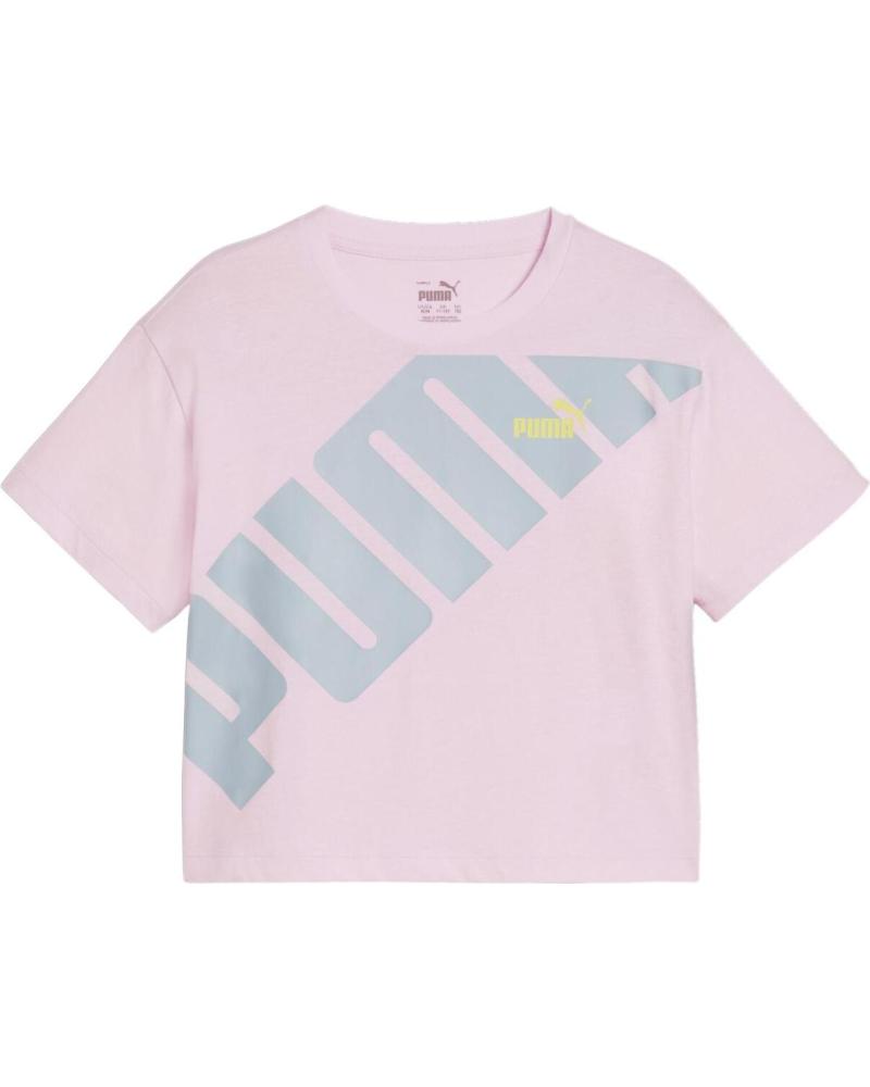 CAMISETA PUMA POWER 679853 MANGA CORTA ROSA ROSA