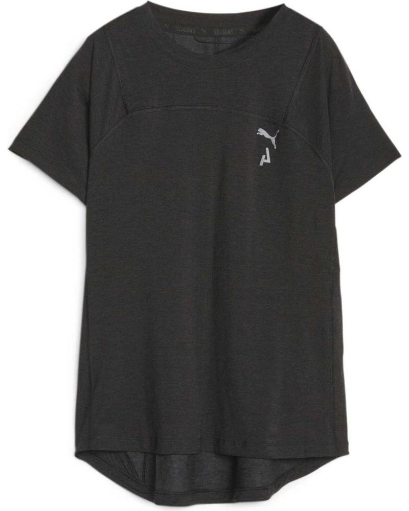 PUMA CAMISETA DEPORTIVA SEASONS DE LYOCELL NEGRA REF. 524130-01 NEGRO