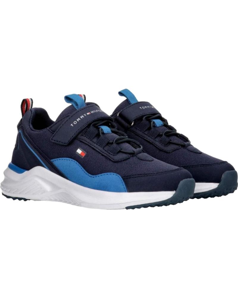 ZAPATILLAS SNEAKERS NIÑO TOMMY HILFIGER T3X9-33139768800 AZUL AZUL