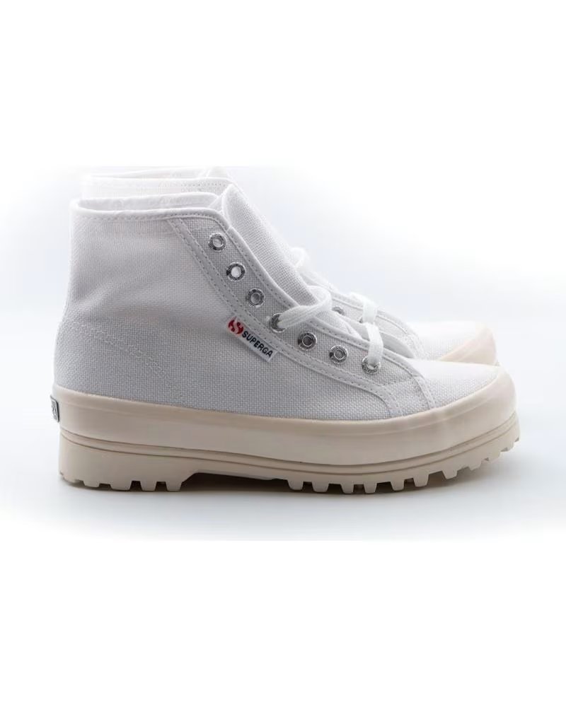 Superga Botas Superga 2341 Alpina S111TCWA8I de Lona Blancas con Suela de Goma