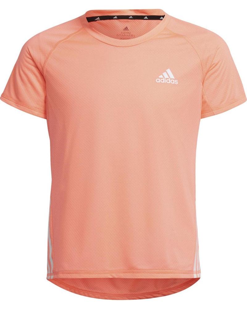 CAMISETA DEPORTIVA G AR 3S CON LOGOTIPO Y RAYAS MULTICOLOR