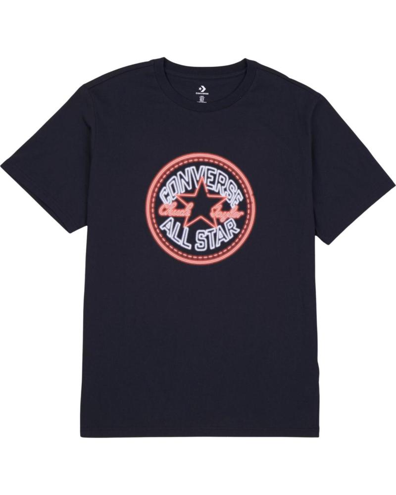 CONVERSE CAMISETA NEON SIGN ALL STAR PATCH 10027722-A01 NEGRA PARA HOMBRE NEGRO