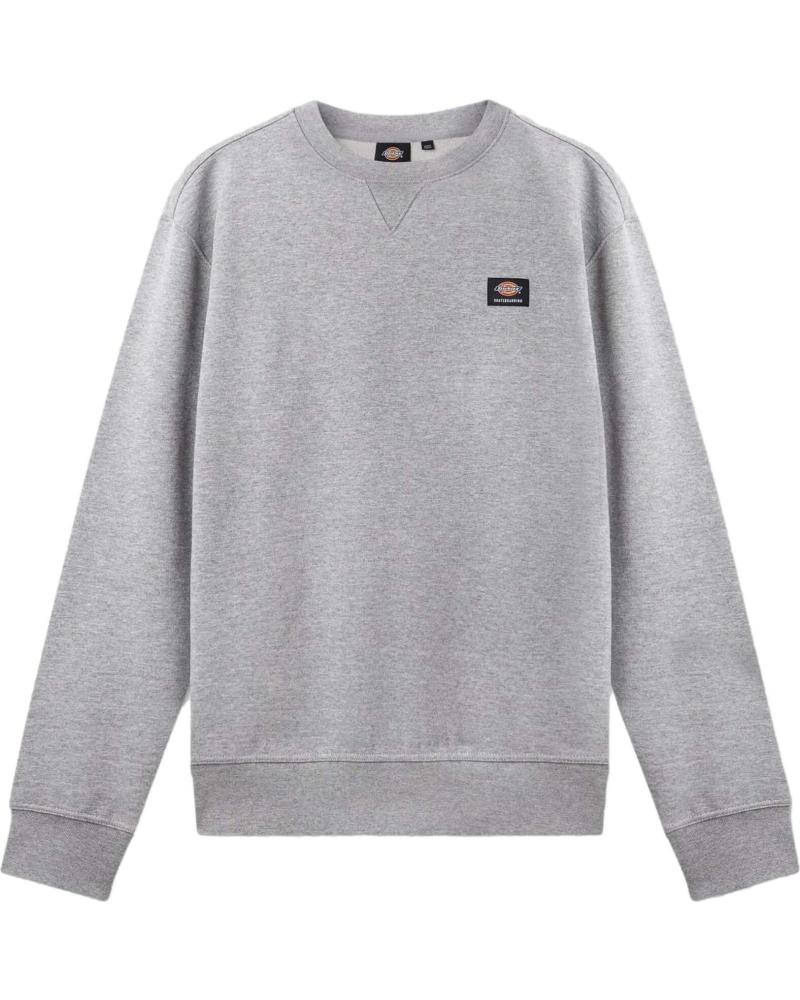 SUDADERA DICKIES CUELLO REDONDO GRIS
