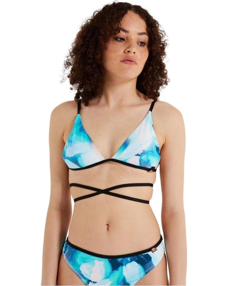 CONJUNTO DE BIKINI ESTAMPADO TIE-DYE AZUL PARA MUJER ELLESSE AZUL