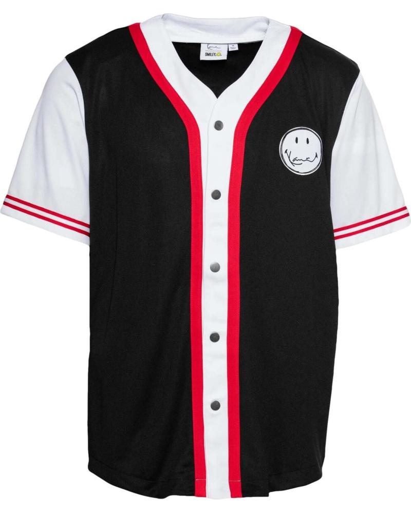 CAMISETA DE BÉISBOL KARL KANI SMILEY NEGRO