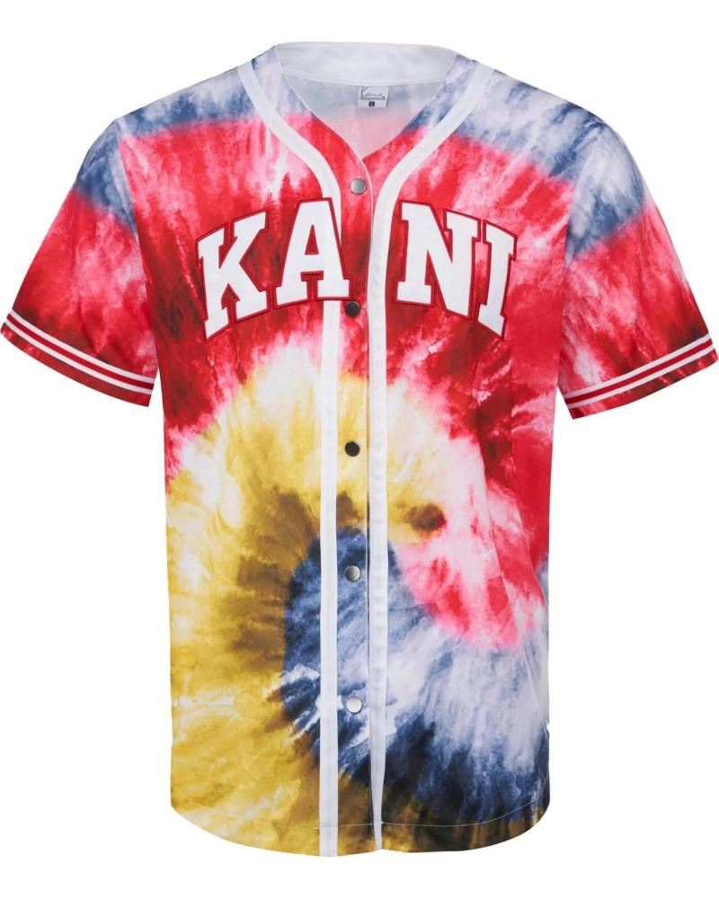CAMISETA DE BÉISBOL TIE-DYE MULTICOLOR