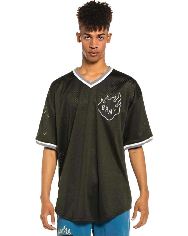 CAMISETA ESTILO BÉISBOL GRIMEY CON GRÁFICO Y NÚMERO NEGRO
