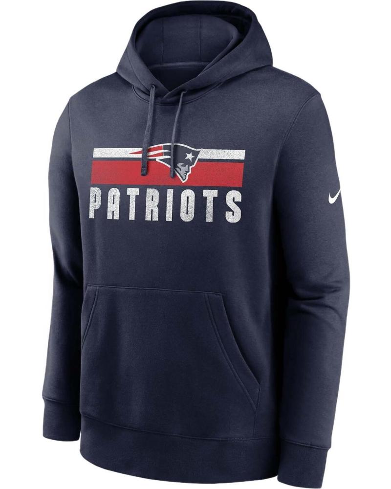 SUDADERA CON CAPUCHA NIKE PATRIOTS AZUL MARINO PARA HOMBRE AZUL